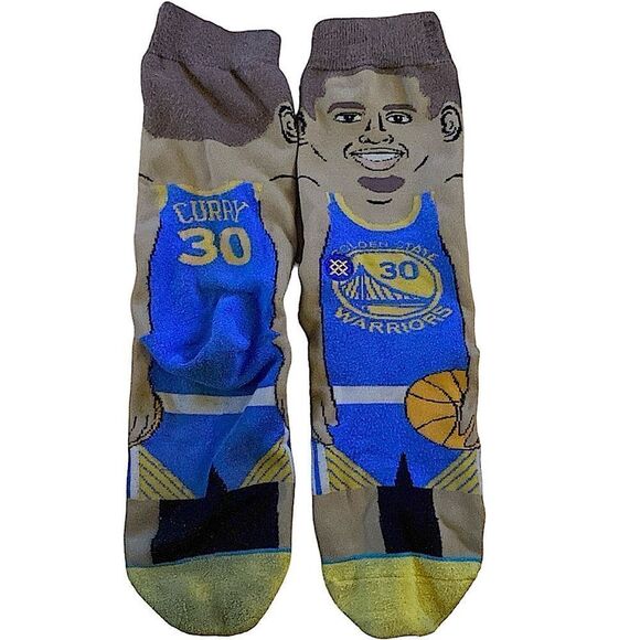 Steph Curry Golden State Warriors socks made by stance - Picture 1 of 6